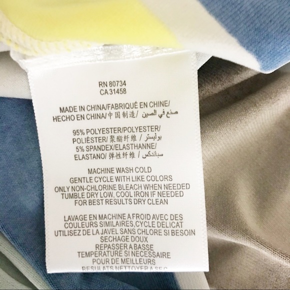 BCBGMaxazria Multicolor Abstract Print Top - Picture 6 of 12